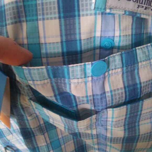 NWT mens Columbia PFG Omni shade button down shirt performance fishing gear S - Picture 16 of 16